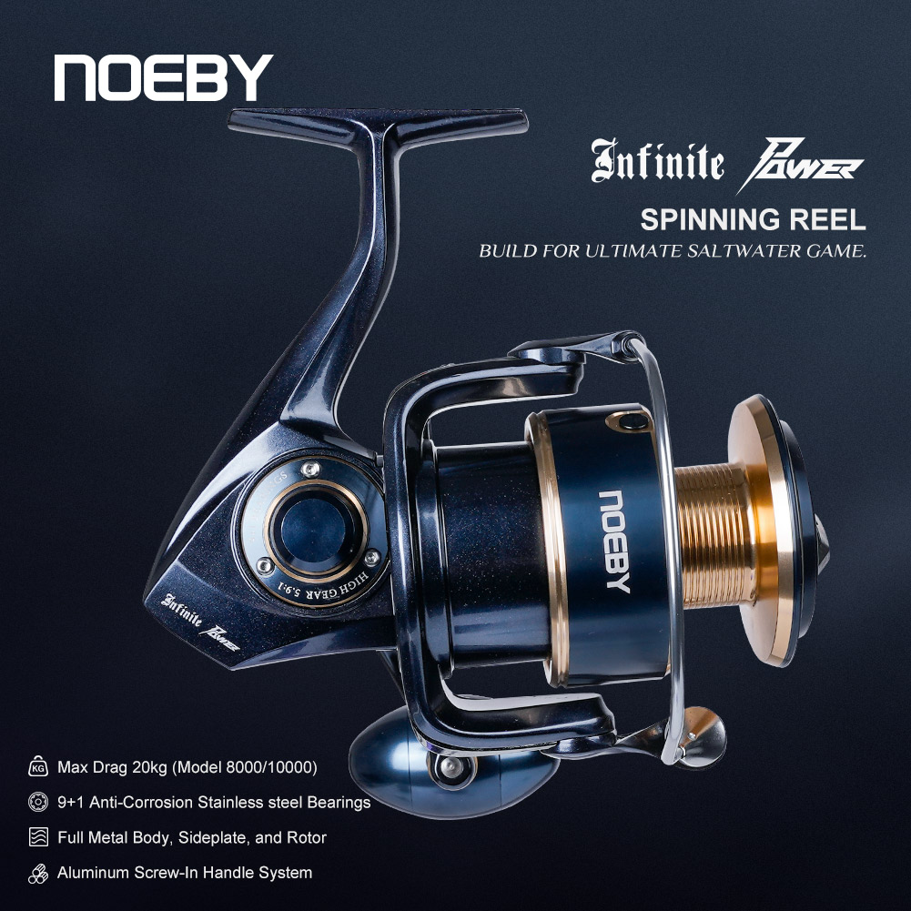 Surf Reel - Moulinet de pêche spinning Noeby Infinite