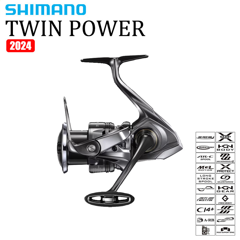 SHIMANO 2024 TWINPOWER mouline - Shimano Reel Sienna avis et prix